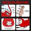 16 inch Guitar Musical Instrument Toy for Kids Boys Girls, 4 Strings Mini Guitar with Strap for Toddlers/ Beginner/ Children (Red) view 2