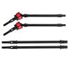 2PCS Hard Steel Front & Rear Axle CVD Drive Shaft Dogbone for 1/10 RC Crawler Axial SCX10 Upgrade Option Parts(Silver front) view 2