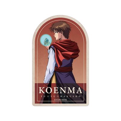 TV Anime Yu Yu Hakusho Illustrated Coemma Battle Back Version Sticker
