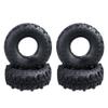 1. 9 Inch 2. 2 Inch Beadlock Rubber Wheel Tires Compatible with 1/10 Scale RC Crawler Car Models Upgrade Parts Fits Wraith 90046 and Similar Vehicles(1.9inch 4Pcs) view 1