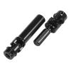 2pcs Stainless Steel Internal Spline Drive Shaft 39-45mm 54.5mm-62mm for 1/18 RC Crawler Car TRX4M Upgrade Parts(Black 2pcs) view 2