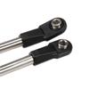 8Pcs Stainless Steel 275mm Wheelbase Links Set with M4 Rod Ends Compatible with 1 10 Scale RC Crawler 275WB Chassis for DIY Upgrade Fits Common TF2 Style Models view 3