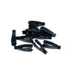 10pcs Nylon U-Shaped Servo Linkage Rod Clevis Coupler Compatible with M2 M3 Push Connecting Rod 2mm 2. 8mm for RC Aircraft Model Parts(2mm for M2 Rod Black) view 1