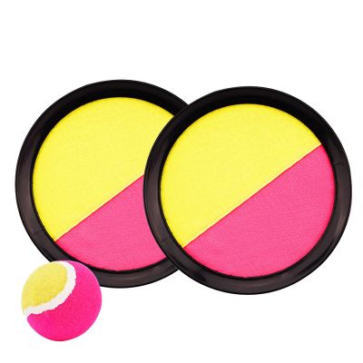 BAFOVY Toss and Catch Ball Game Set, Kids Palm Stick Target Ball Toys with Adjustable Hand Strap for Outdoor Sports, Baseball Training, Family Camping Activities