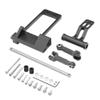 III CNC BAT Servo Mount with Simulation Hydraulic Steering Kit Compatible with 1 10 Scale RC Crawler 3 AR45F Portal Axle Chassis for Off Road Vehicle(Black) view 1