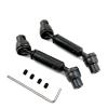 2pcs Ural Truck RC Car Spare Parts Metal Front Rear Drive Shaft(Black) view 1