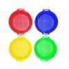 SHYYOULQE 4 Pack Beach Sand Sifters Bright Colors Strainers for Treasure Digging and Water Play Ages 12+ Multi Color Sand Sifters view 1