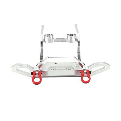 1/12 H12Y H12Y+ RC Car Front Bumper Metal Upgrade Part Compatible with Similar Remote Control Vehicles(Silver)