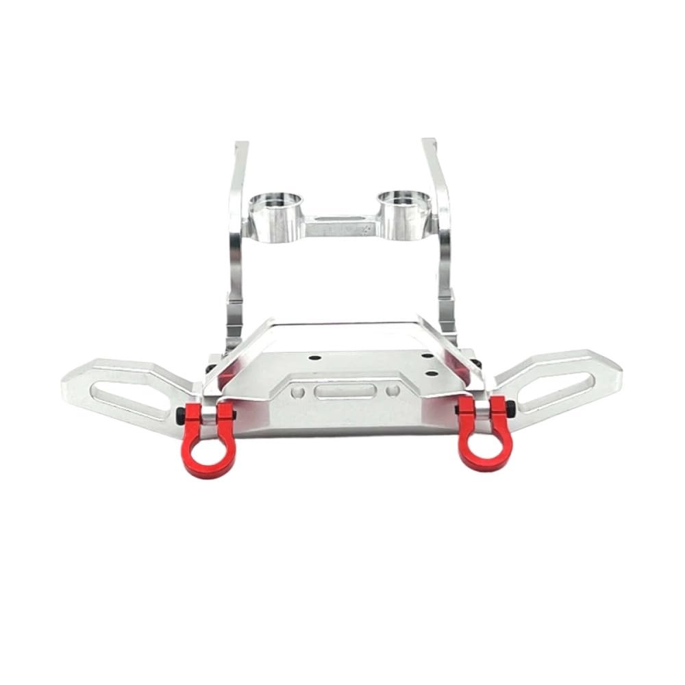 1/12 H12Y H12Y+ RC Car Front Bumper Metal Upgrade Part Compatible with Similar Remote Control Vehicles(Silver)
