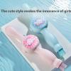 Bubble Machine, Puffpop Bubble Maker Automatic Bubble-Machine with Lights Elastic Bubble-Wand Rechargeable Touchable for Parties Gatherings Outdoor Activities Adults Family view 4