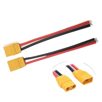 2Pcs XT90 Connector Set Female Male with 100mm 12AWG Wire for ESC Charger Compatible with RC Lipo Drone Car Boat FPV(1Pair XT90)
