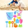SHYYOULQE Sandcastle Construction with 13 Safe Tools for Digging Molding and Building Beach Sand Castles Building view 2