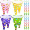 LaRandom Easter Granny Pants Yard Game, 4 Pcs Outdoor Party Giant Granny Pants with 40 Pcs 2.4 Inch High-Bounce Easter Egg Balls, No Inflation Needed, Outdoor Toss Game for Backyard Family Reunion view 1
