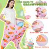 LaRandom Easter Granny Pants Yard Game, 4 Pcs Outdoor Party Giant Granny Pants with 40 Pcs 2.4 Inch High-Bounce Easter Egg Balls, No Inflation Needed, Outdoor Toss Game for Backyard Family Reunion view 3