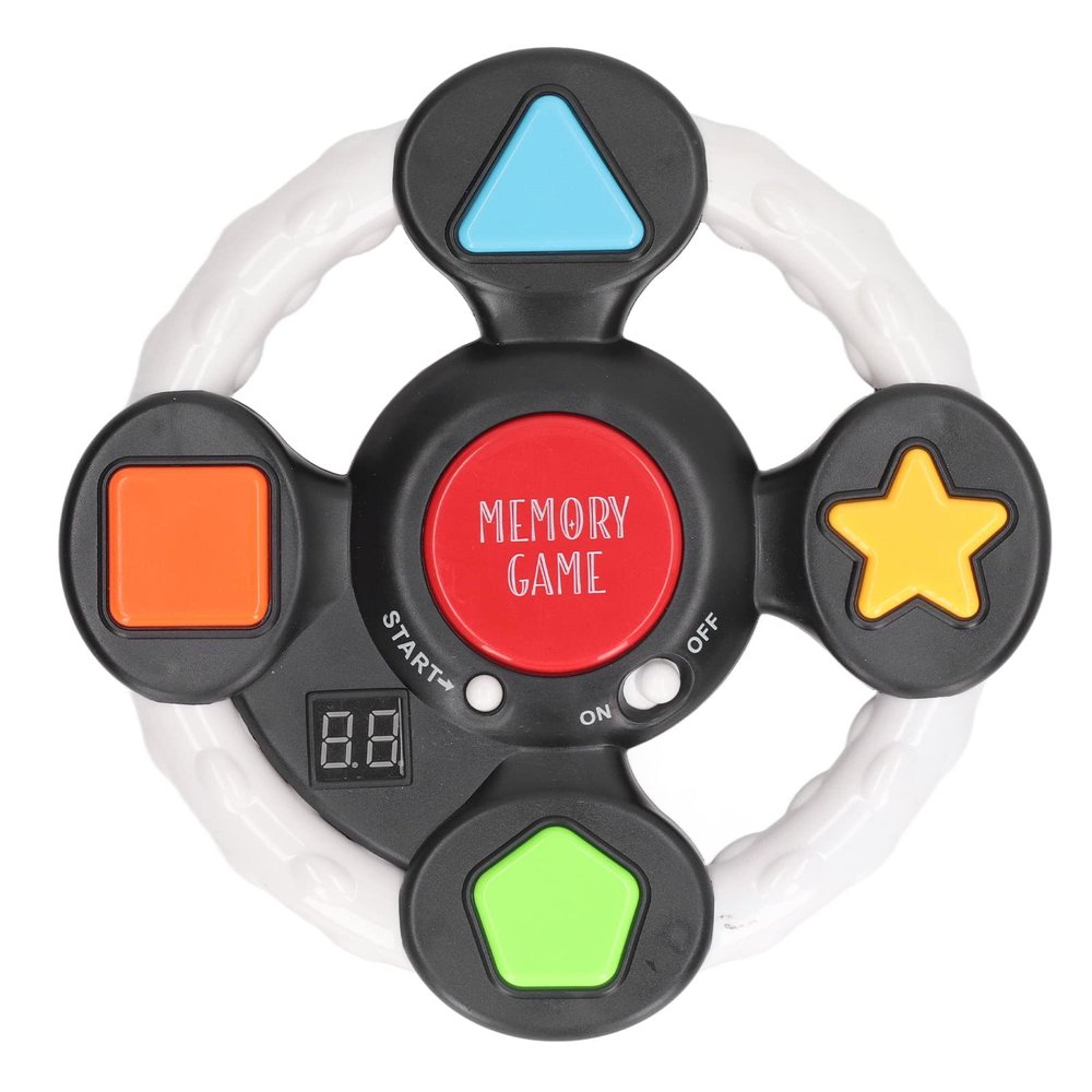 TOPINCN Handheld Electronic Memory Game, Competitive Brain Teaser Memory Run Game with Lights, Mind Sharpening Brain Games for Kids and Adults