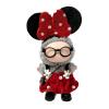 17cm Doll Clothes Set with Glasses Shoes Purse Accessories, Cute Dress Up Outfits for Labubu Doll Decoration Collection (M-Red Dress Set) view 2