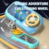 Turbo Race Interactive Game Set with 200 Challenges, Musical Driving Simulation Steering Wheel Game, Educational Table Car Racing Adventure Toy with Sounds & Lights for Boys Girls (#A) view 3