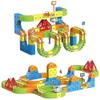 Electric Train Set, Rail Cube, Motorized Car Blocks Track, 3D Magic Gravity-Defying Building Toy Train Track Set, Early Learning Educational Toy for 3 4 5 6 7 8 Years Old Boys Girls view 1