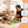 Electric Train Set, Rail Cube, Motorized Car Blocks Track, 3D Magic Gravity-Defying Building Toy Train Track Set, Early Learning Educational Toy for 3 4 5 6 7 8 Years Old Boys Girls view 4