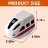 2Pcs Replacement Magnetic Electric Train Cars for Electric Train Set, Rechargeable Toy Trains for Flexible Race Tracks, Add-On Accessory for Kids Train Track Sets view 3