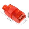 Ameble LED Finger Lights Colorful Plastic Finger Thumb Ring Band Flashlight Toy for Kids Adults 24pcs LED Lights, for Kids, for view 4