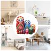 Educational Nesting Dolls - 10 Piece Wooden Cartoon Stacking Toys, HandmaKids Nesting Doll Set | Learning Entertainment Toys view 4