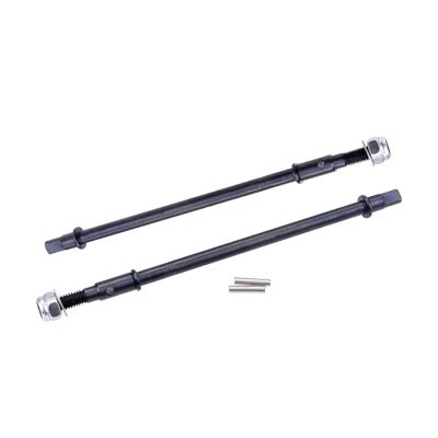 1/10 Axial SCX10 Rc Crawler Upgrade Option Parts Hop-Up 4PCS Hard Steel Front and Rear Axle CVD Drive Shaft Dog bone(Rear)