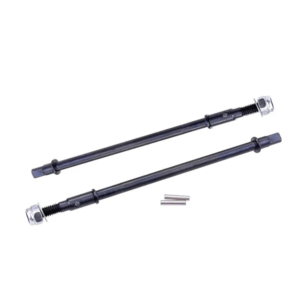 1/10 Axial SCX10 Rc Crawler Upgrade Option Parts Hop-Up 4PCS Hard Steel Front and Rear Axle CVD Drive Shaft Dog bone(Rear)