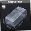 100Pcs Model Car Display Case, 1.2X 1.6x3.2 Clear Miniature Display Case Dustproof Protection Storage Box for Action Figures Toys Collectibles Model view 2