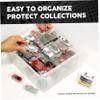 100Pcs Model Car Display Case, 1.2X 1.6x3.2 Clear Miniature Display Case Dustproof Protection Storage Box for Action Figures Toys Collectibles Model view 3