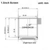 yuenhoang 4.8-5.2V Simulated Cockpit Instrument Panel 1.3inch Display Screen Modified Accessory for RC Fixed-Wing Airplane/Car Model(1pcs) view 3