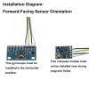yuenhoang 4.8-5.2V Simulated Cockpit Instrument Panel 1.3inch Display Screen Modified Accessory for RC Fixed-Wing Airplane/Car Model(1pcs) view 4