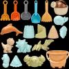 SHYYOULQE Sand Spade Mold Set Toy Colorful for Infants Gardening Supplies Bath Beach Colorful Gadgets Set Beach Sand view 4