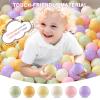 FHRILEK 100 Count 2.2 Inch Non-Toxic Crush Proof Balls with Net Bag view 2