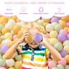 FHRILEK 100 Count 2.2 Inch Non-Toxic Crush Proof Balls with Net Bag view 3