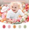 FHRILEK 100 Count 2.2 Inch Non-Toxic Crushproof Soft Ball Pit Balls view 2