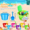 Chivao 60 Pcs Pool Beach Party Favors Summer Gift Bulk Include Sand Bucket Beach Shovels Bubble Wands Sidewalk Chalks End of Year Gifts from Teachers Party Favor Classroom Summer Activities Prizes view 2