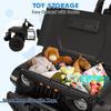 24V Ride on Toy for Big Kids, Adjustable Car Body, 2 Seater Ride on Car, Ride on Truck with Remote Control, 4-Wheeler Suspension, 3 Speeds, LED Lights, Black view 2