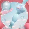 Bubble Machine, Puffpop Bubble Maker Automatic Bubble-Machine with Lights Elastic Bubble-Wand Rechargeable Touchable for Parties Gatherings Outdoor Activities Adults Family view 4