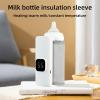 18w Portable Bottle Warmer - Travel Breastmilk Warmer, Portable Rechargeable Milk Bottle Thermal Heater with LCD Display | Fast Smart Kids Milk Warmers for Night Morning Daily Winter Fall Home Outdo view 3