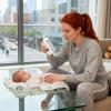 18w Portable Bottle Warmer - Travel Breastmilk Warmer, Portable Rechargeable Milk Bottle Thermal Heater with LCD Display | Fast Smart Kids Milk Warmers for Night Morning Daily Winter Fall Home Outdo view 4