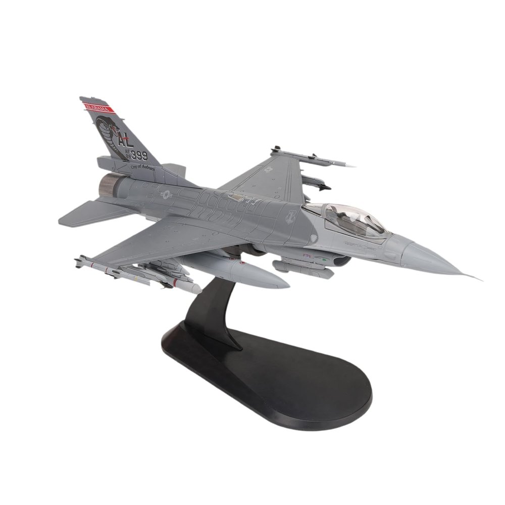 Eairsoky 1:72 Scale F-16C Fighting Falcon Alabama ANG Metal Fighter Jet Model Military Die-cast Aircraft Models for Collection or Gift Viper