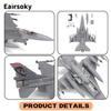 Eairsoky 1:72 Scale F-16C Fighting Falcon Alabama ANG Metal Fighter Jet Model Military Die-cast Aircraft Models for Collection or Gift Viper view 4