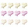 12pcs Acrylic Mothers Day Cupcake Toppers Disc Mirror Gold Heart Cupcake Decoration Butterfly Cupcake Toppers For Mother's Day Party Supplies view 1