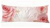 Long Body Pillow for Adults 16x57 Inch, Pink Bed Pillows Soft Support Plant Double Sided Print Linen Throw Pillows Covers, for Side Sleeping Pregnant Pillow with Zipper for Home Bed Room Decor J0-479 view 1