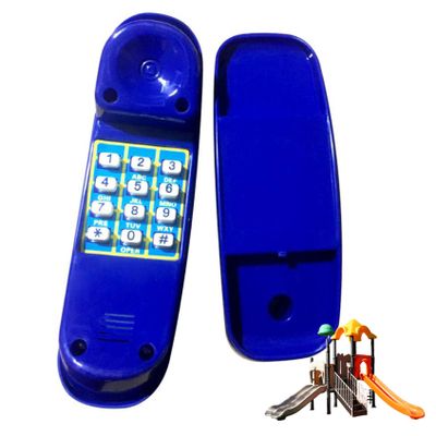 Toy Phone with Number Button Realistic Lightweight Plastic Kids Phone, Pretend Play Mini Telephone for Outdoor Playground Treehouse Accessories Toy Phones for Toddlers 1-3