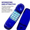 Toy Phone with Number Button Realistic Lightweight Plastic Kids Phone, Pretend Play Mini Telephone for Outdoor Playground Treehouse Accessories Toy Phones for Toddlers 1-3 view 2