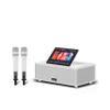 Inandonkod Karaoke Machine for Home, 10.1" 4K Touchscreen with Hi-Fi Sound, All*in*One KTV Jukebox, Built-in Multi-Language Songs & Supports YouTube, Wireless Microphones Included (White 1TB) view 1