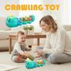 Crawling Toy, Caterpillar Design Tummy Time Toy with Light & Music Musical Light Up, 2026 New Musical Crawling Toys, Push and Pull Toys, Birthday Gifts for Kids view 3