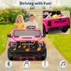 24V Ride on Car for Big Kids Licensed RAM 2500, 24v Ride on Truck w/Remote Control, Toddler Ride on Toys w/Bluetooth, Spacious Truck Bed, 3 Speed, LED Lights, Suspension, Gifts for Boys Girls view 2